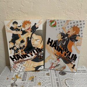 Haikyu!! Manga - Set of 2 (1 and 2) NEW